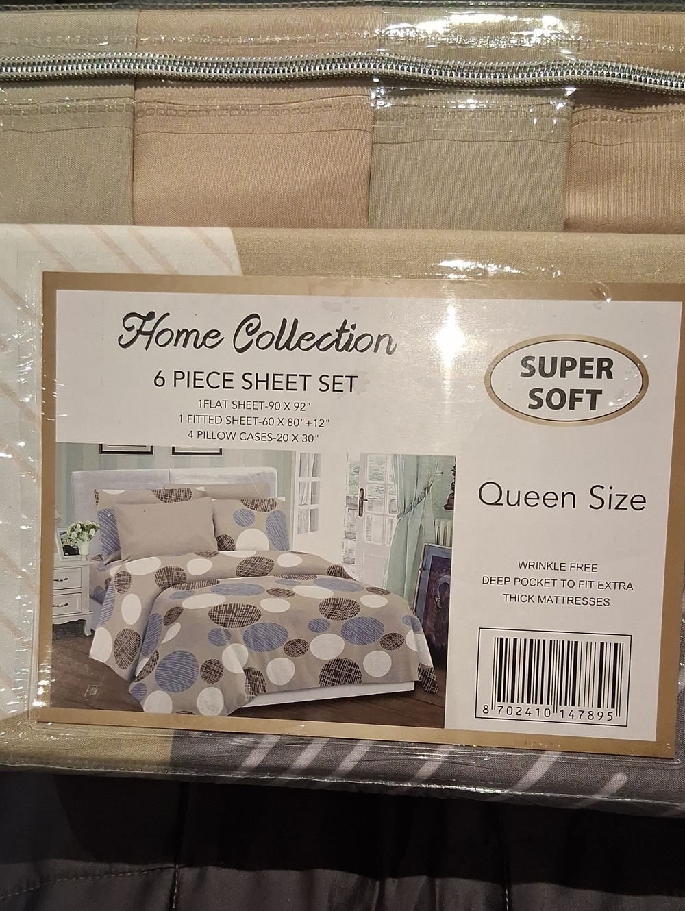 Home Collection Bamboo 2000 Queen Sheet Set NWT
